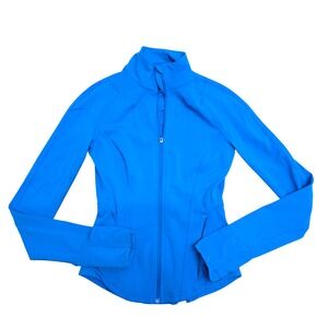 Lululemon Instill Jacket Womens 2 Blue Excellent Instill